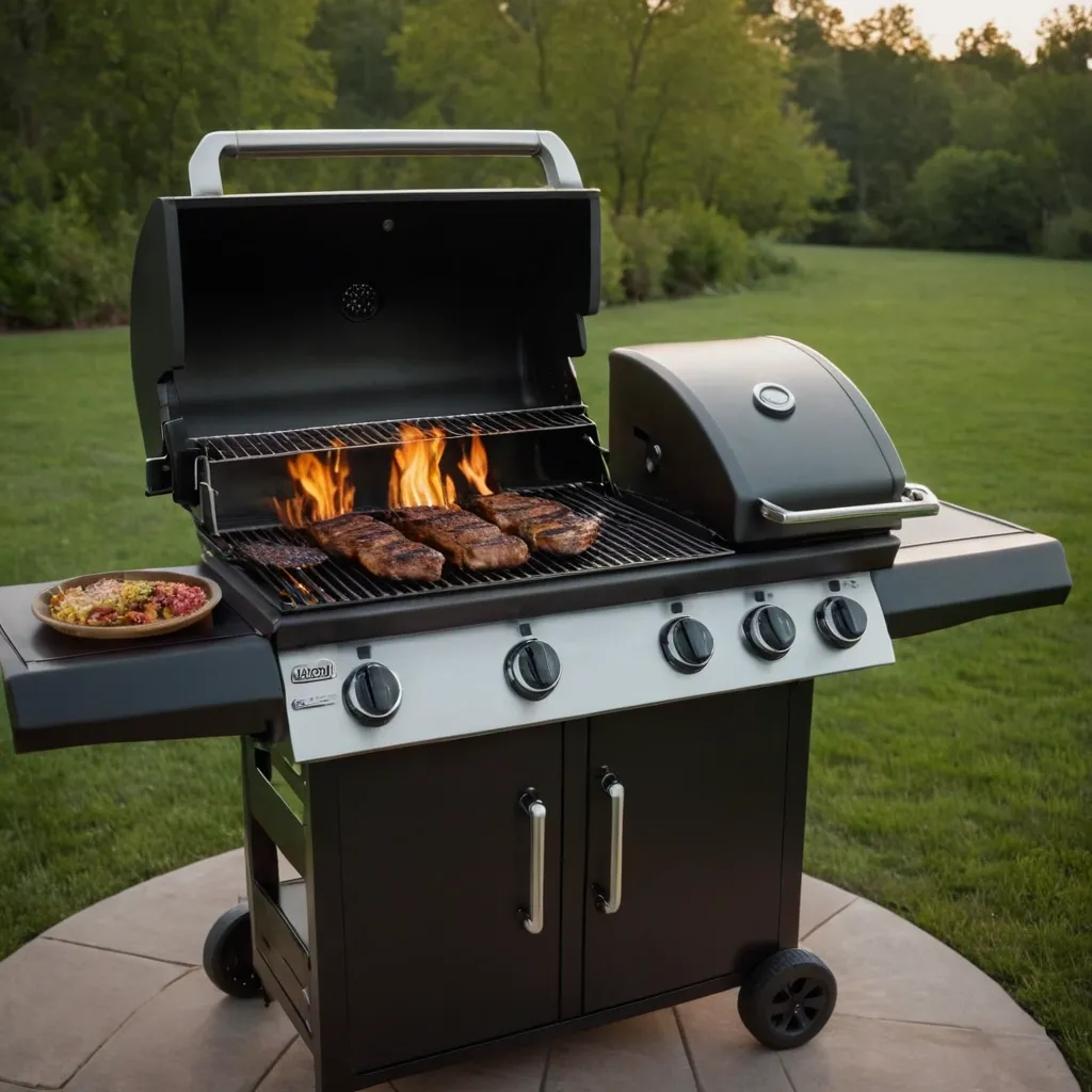 Professional Gas Grill Setup