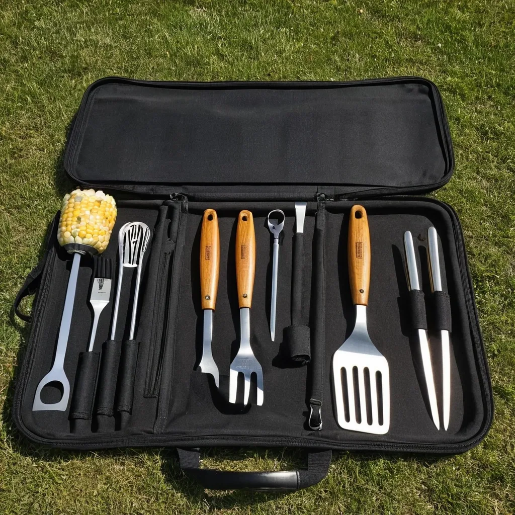 Professional BBQ Tool Set - 25 Pieces