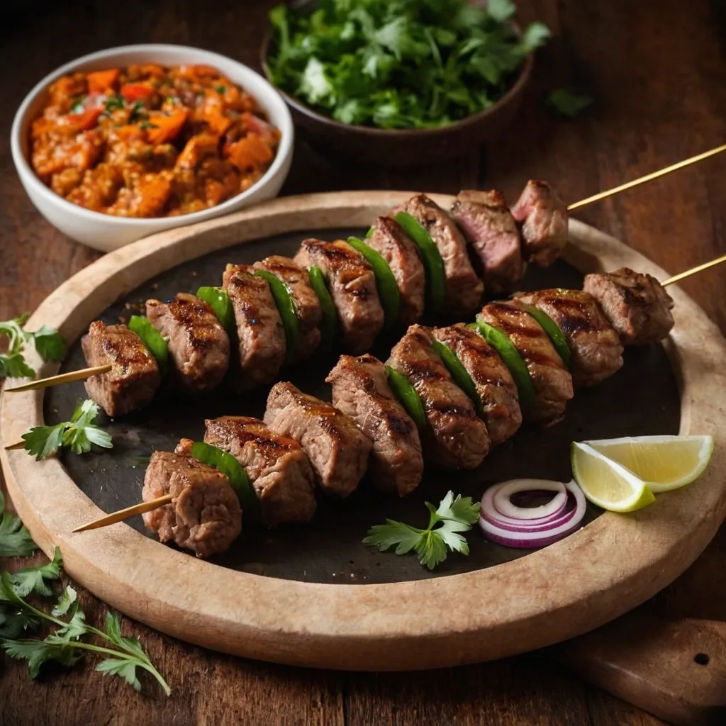 BBQ Lamb Seekh Kebabs